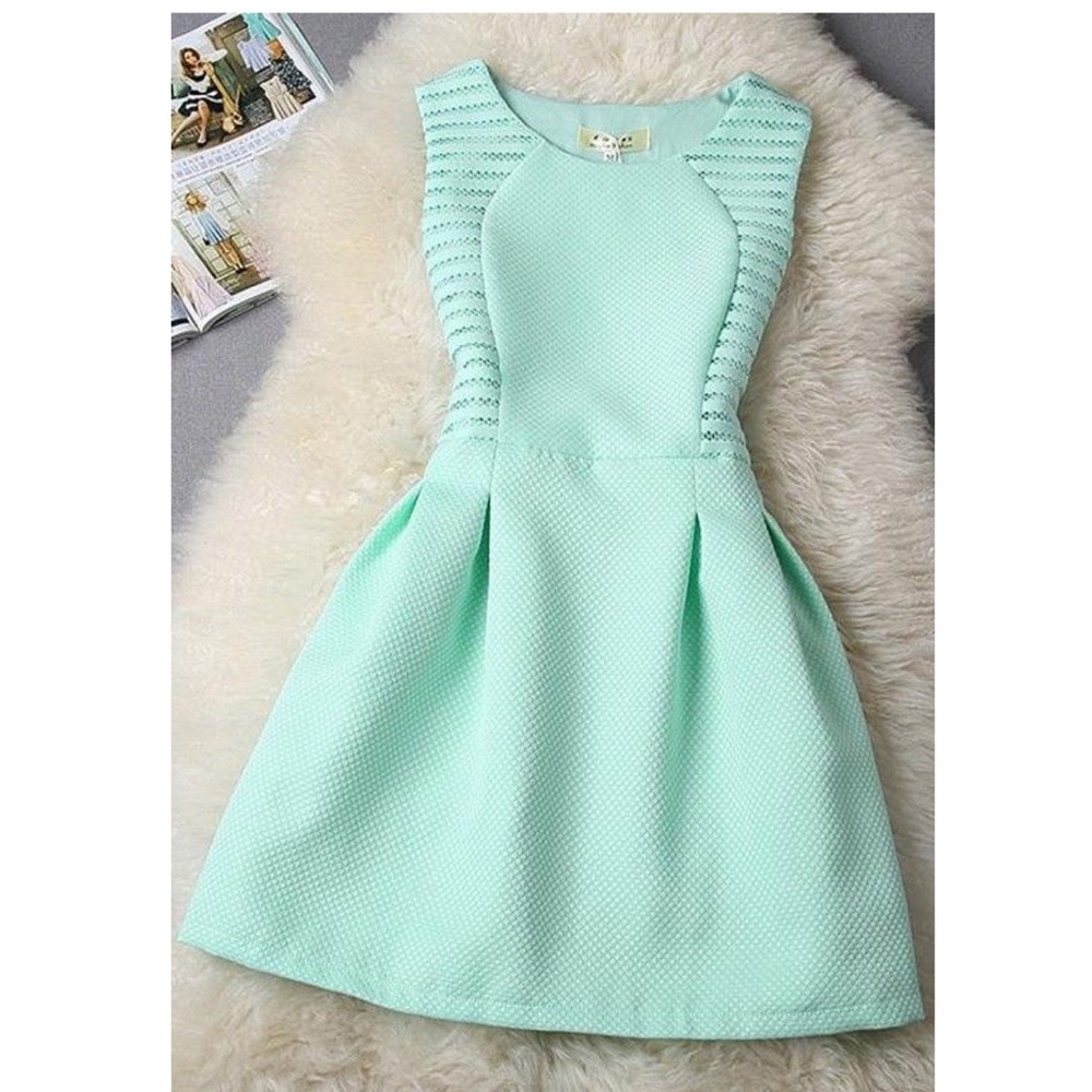 Mint Mini Dress